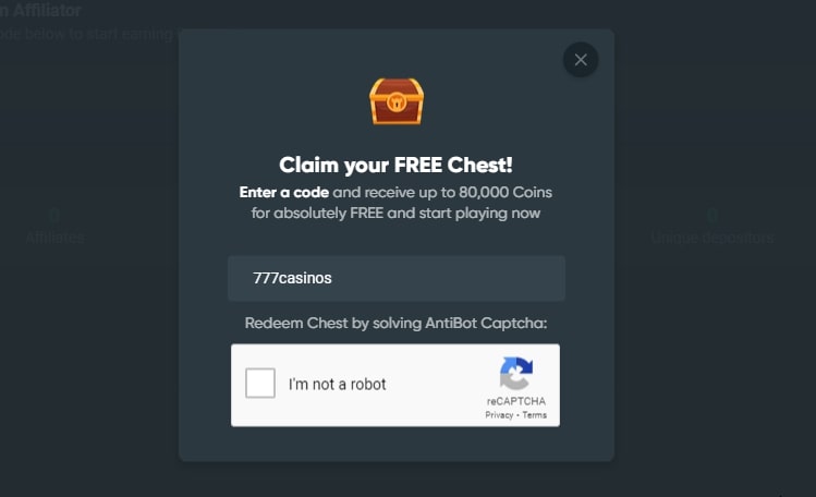 Use Gamdom promo code : 777casinos for free coins | VGOCasinos