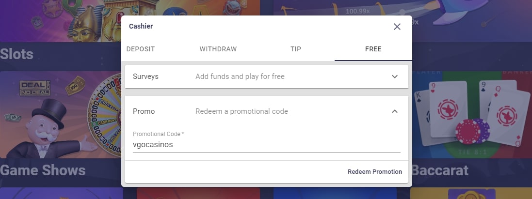 Use Roobet promo code : vgocasinos for free coins | VGOCasinos